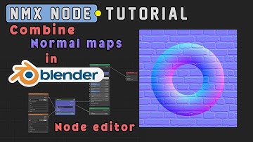 NMX Node - Normal Map Mixer Node for Blender EEVEE and Cycles - Combine multiple Normal maps