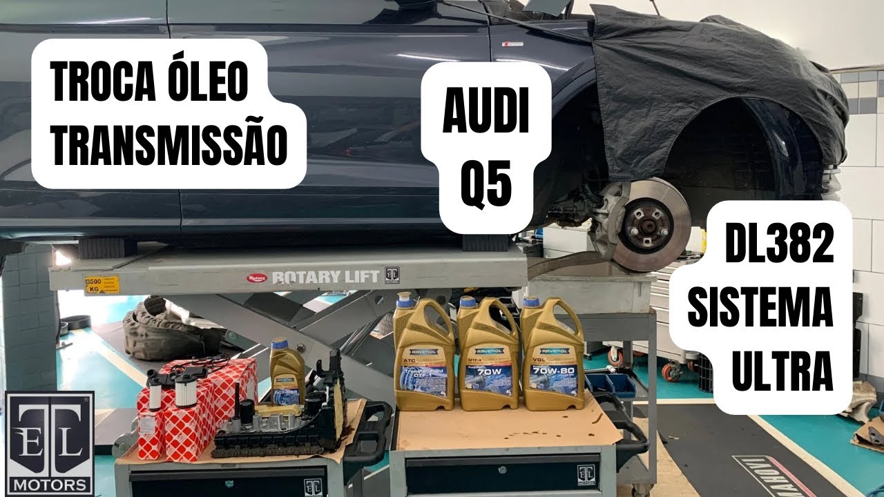 TROCA ÓLEOS E FITROS TRANSMISSÃO DL382, OCK, OCL, OCJ E ULTRA AUDI E VW