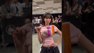 Chaewon Posing With A Flag Credits Chaewannie