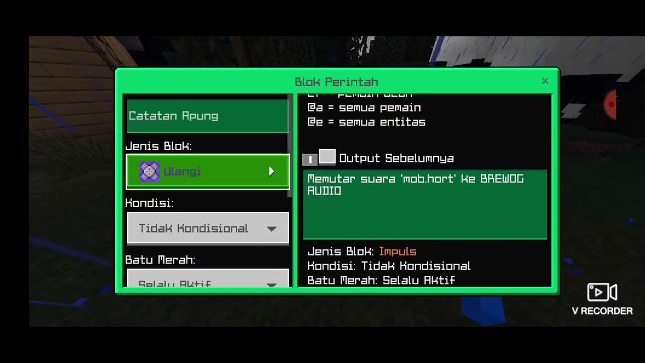 cara membuat gelap hanya satu command block bisa membuat gelap