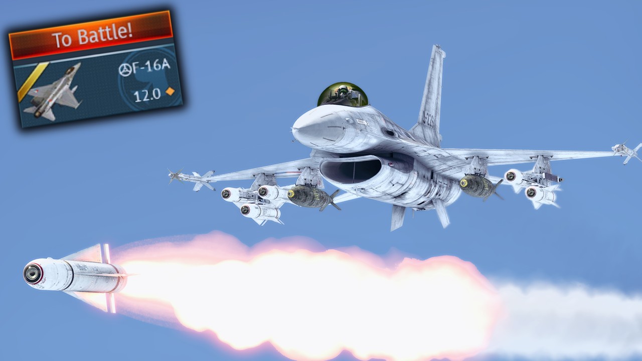 This Event F-16 Is Worth It 💀 || F-16A Maverick CAS (War Thunder)