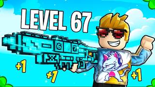 Noob to MAX LEVEL in Roblox +1 Gun Evolution