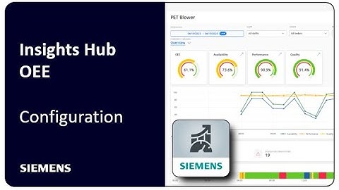 Insights Hub OEE Series - Video 4: Configuration
