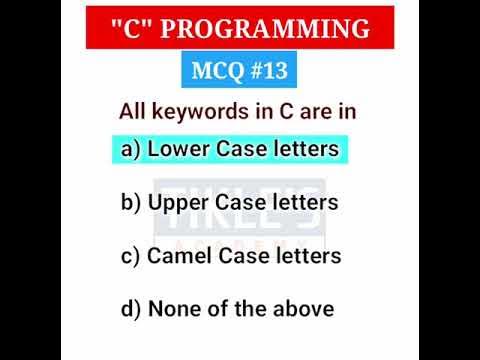C PROGRAMMING MCQ 13 #shorts #tiklesacademy - YouTube