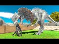 Escape from Giant Dilophosaurus - Animal Revolt Battle Simulator