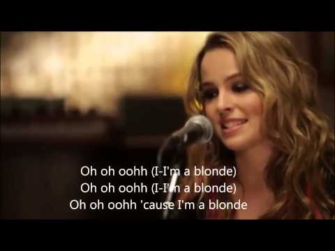 "Blonde" - Bridgit Mendler acoustic version with lyrics + chords