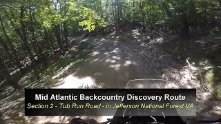 MABDR Section 2 - Tub Run Road