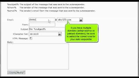 How To Setup An Auto-Responder In cPanel | Website Hosting Tutorial