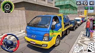 🚚Real Hyundai Pickup Truck Cargo Delivery in City-Nas Estradas Do Brasil Android Gameplay screenshot 1