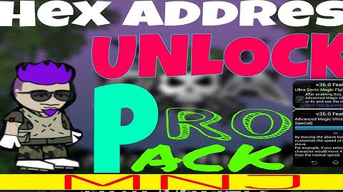 Mini Militia(v4.0.36)- Unlock Pro Pack by Hex Address~ By MNJ