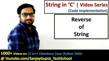 How to print String Reverse in c programming language | by Sanjay Gupta