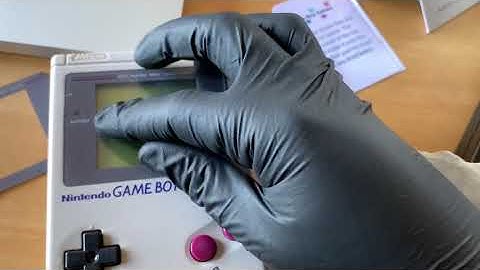 Original GameBoy DMG-001 Lens Swap - Quick Fix