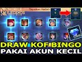 DRAW EVENT KOF BINGO PAKAI AKUN KECIL ! HABISKAN 3 JUTA DEMI DAPAT 300 SKIN ! MOBILE LEGENDS