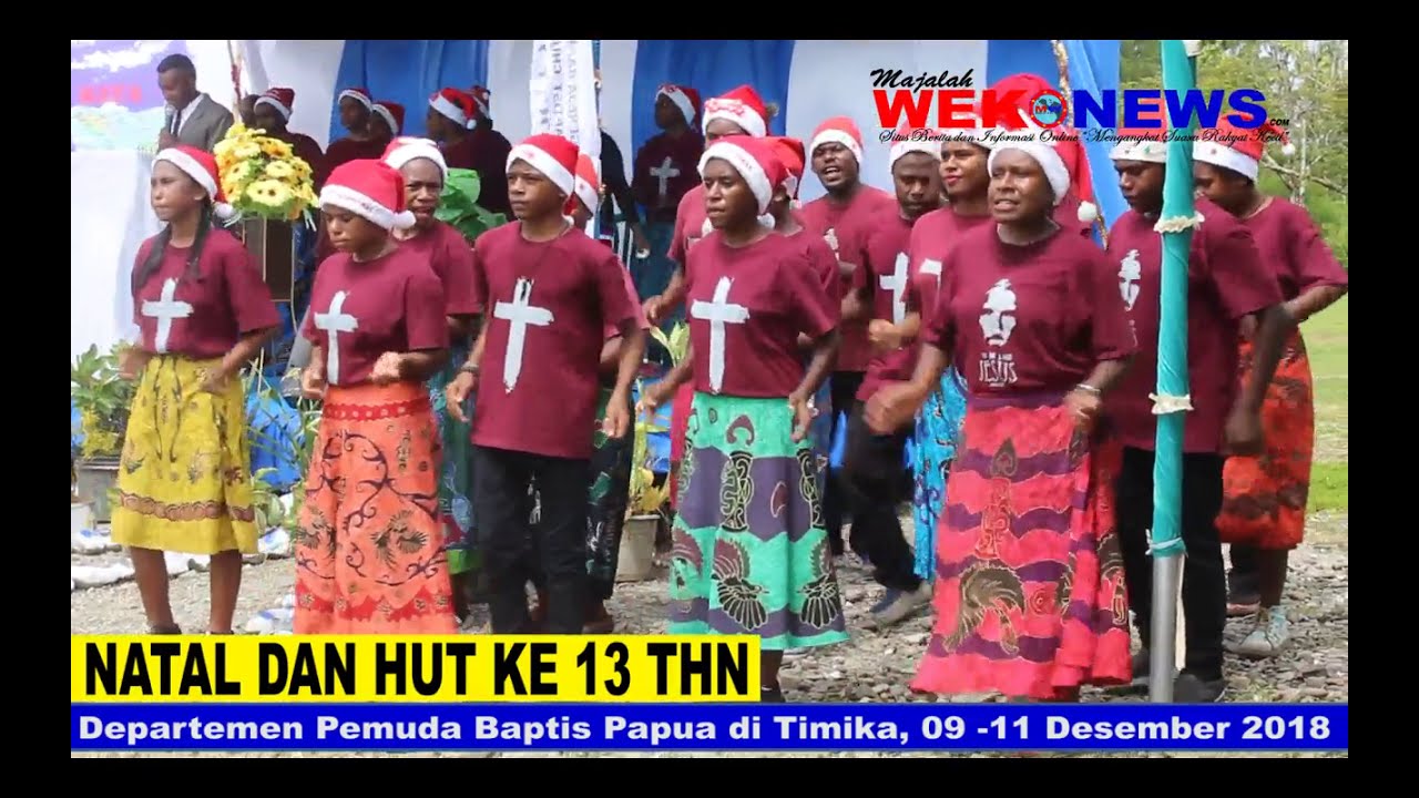 Video Dokumenter I, Natal dan HUT Departemen Pemuda Baptis Papua