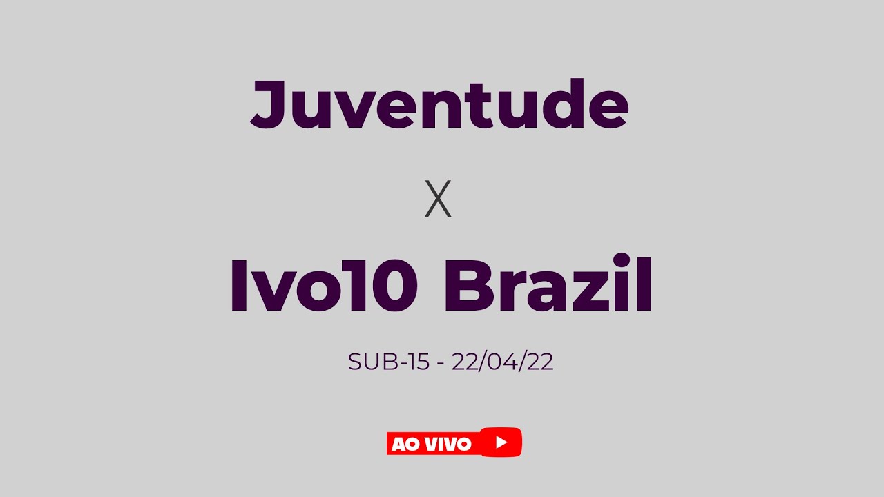 Ivo10 Brazil / Juventus pega Juventude no primeiro jogo da