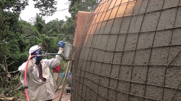Monolithic Dome Construction with a Stucco Sprayer...