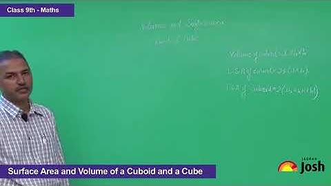 Surface Areas and volumes - Mathematics | Geometry | Class 9 - NCERT