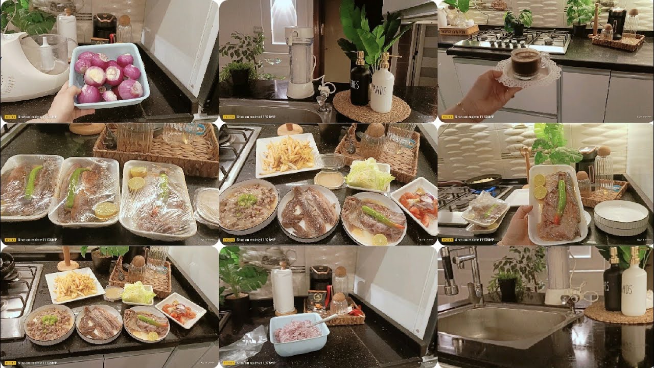 روتين ليله رمضان  اكلن رنجه وفرزات بصله 