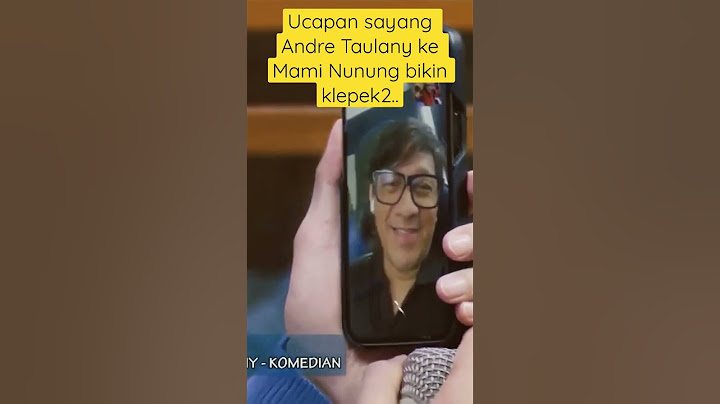 Cuma Andre Taulany yang bisa bikin Mami Nunung tertawa di saat dia sedih #nunung #fyp #andretaulany