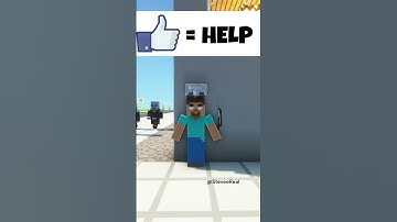 HELP Herobrine From PILLAGERS (Bones - Imagine Dragons) #shorts