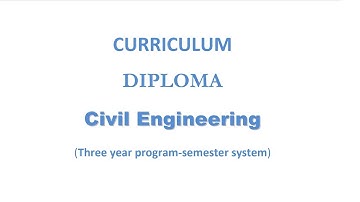 Ctevt civil engineering syllabus/ curriculum by technical Assistants.
