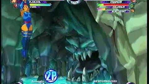 MvC2 Online (360): Brett (Cha/Psy/Spid) vs Josh 360 (Ruby/Tha/Col) 4 .:4.2.10:.