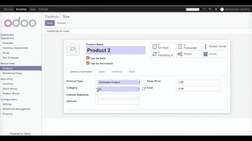 How to Setup the Initial Inventory in Odoo