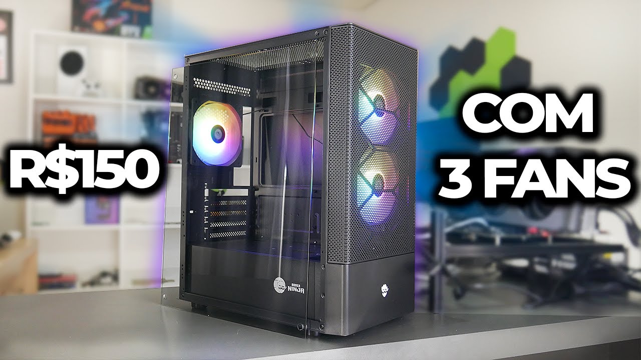 Gabinete Atx Gamer Revolt 3606 Rgb, Mid Tower, Vidro Temperado, Branco, Sem  Fonte, C/ 3 Fans - Gamemax - Kadri Tecnologia - Pensou em Informática,  Pensou em Kadri!