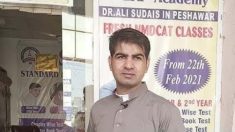 Special MCQs Classes| Ali Sudais | ACA Peshawar | NMDCAT