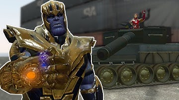 AVENGERS BASE WAR WITH TANKS? - Garry