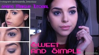 Sweet & Simple Spring Makeup | alexzandy