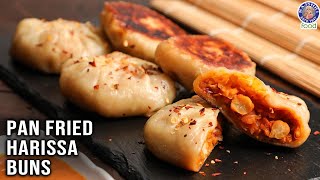 Pan Fried Harissa Buns | How to Make Harissa Buns Recipe | IPL Snacks | Pan Fried Recipes | Bhumika