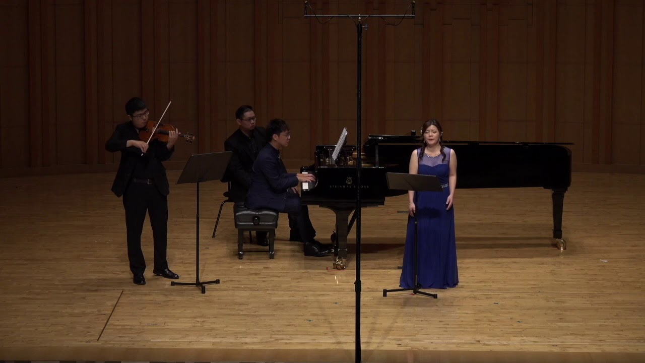 Violons dans le soir (SaintSaëns, Camille) ：女高音：黃茜瑜 鋼琴：謝雨辰 小提琴：嚴宇光