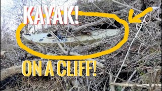 FOUND A KAYAK ON A CLIFF!