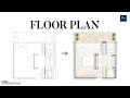 Architecture Floor Plan Rendering Photoshop [Step-by-Step]