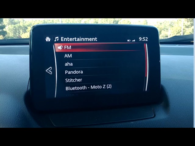 How to switch from radio to Bluetooth in your Mazda CX3 - YouTube