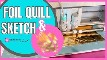 😍 Silhouette Sketch Pens & Foil Quill