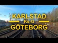 TRAIN DRIVER'S VIEW: Karlstad-Göteborg