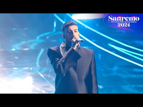 Sanremo 2024 - Fred De Palma canta &quot;Il cielo non ci vuole&quot;