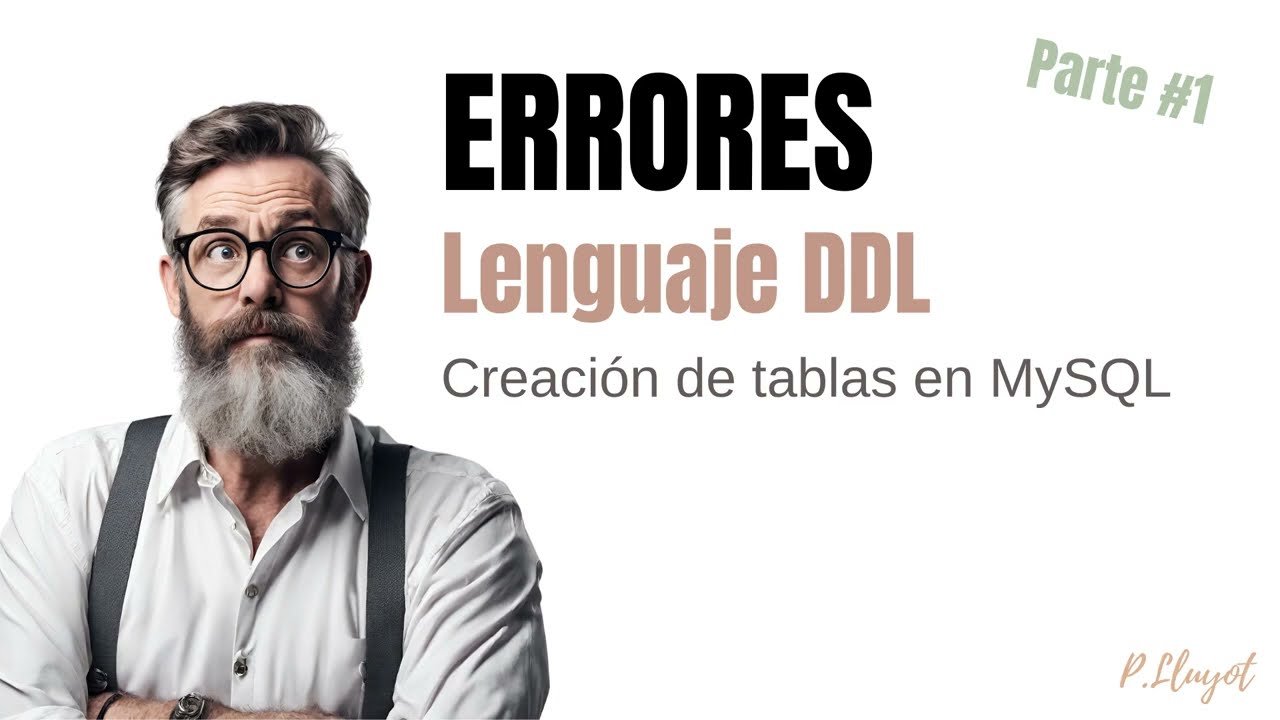 5 Errores que cometemos al crear tablas en MySQL. Parte 1