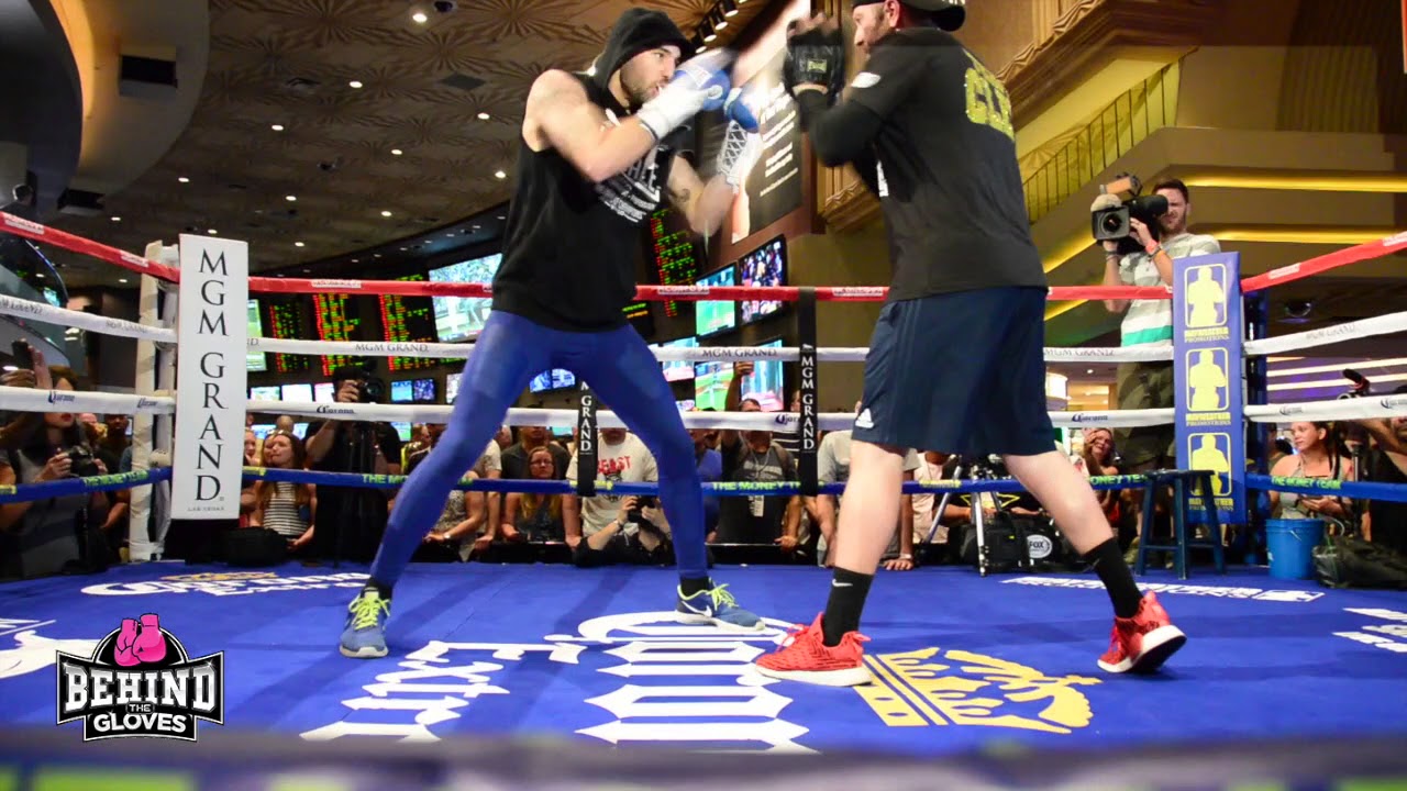 NATHAN CLEVERLY VS. BADOU JACK FULL OPEN WORKOUT LAS VEGAS - YouTube