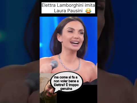 Video Elettra Lamborghini imita Laura Pausini: IDENTICA! ??