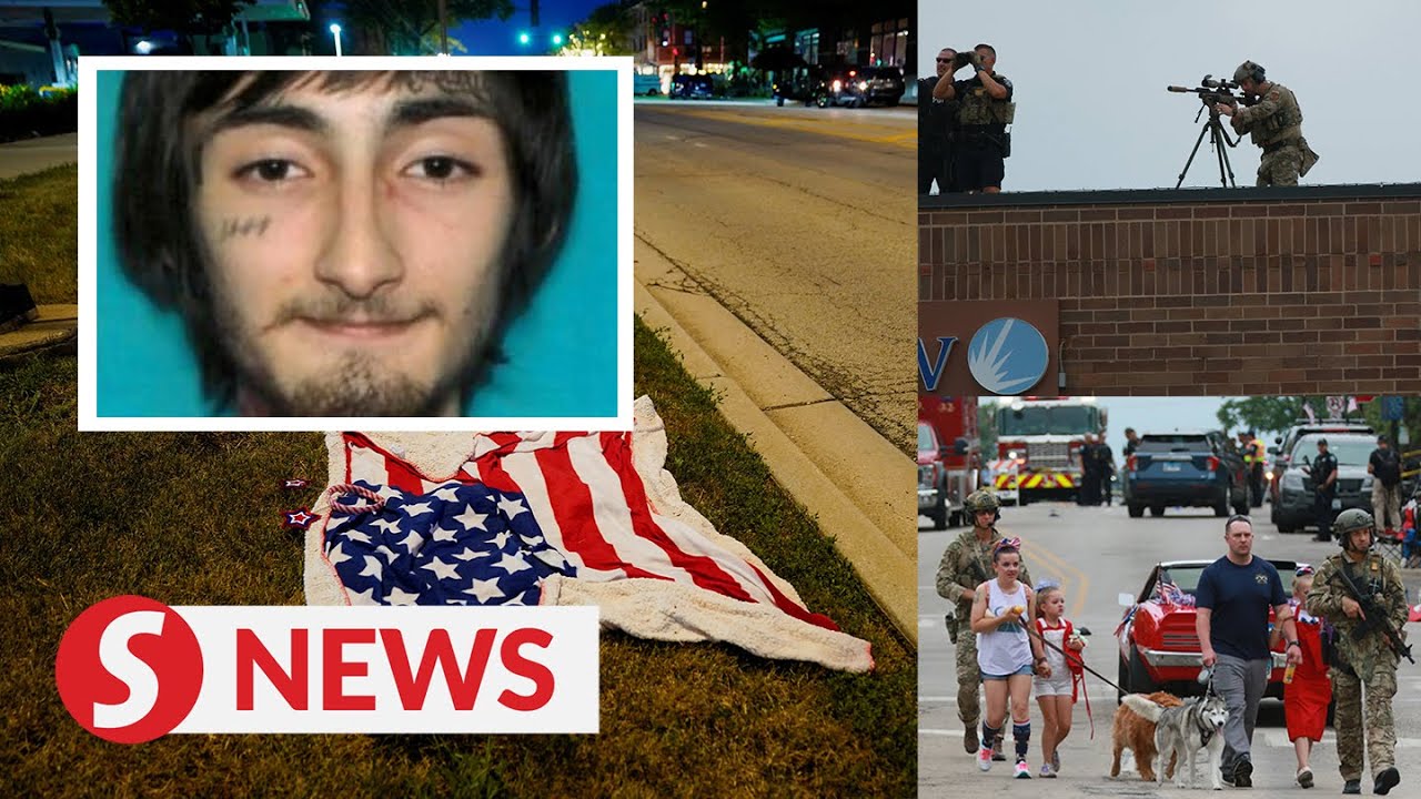 US July 4 parade mass shooting suspect in custody, say Police - YouTube
