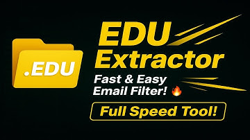 Fast EDU Email Extractor Tool | Combo List Splitter Tutorial | 2025