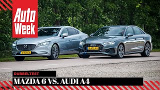 Audi A4 Mazda 6 - Autoweek Dubbeltest - English Subles