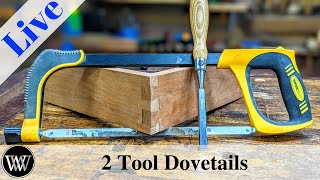 Making Dovetails With Just Two Tools  part one.