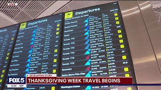 Thanksgiving travel week begins