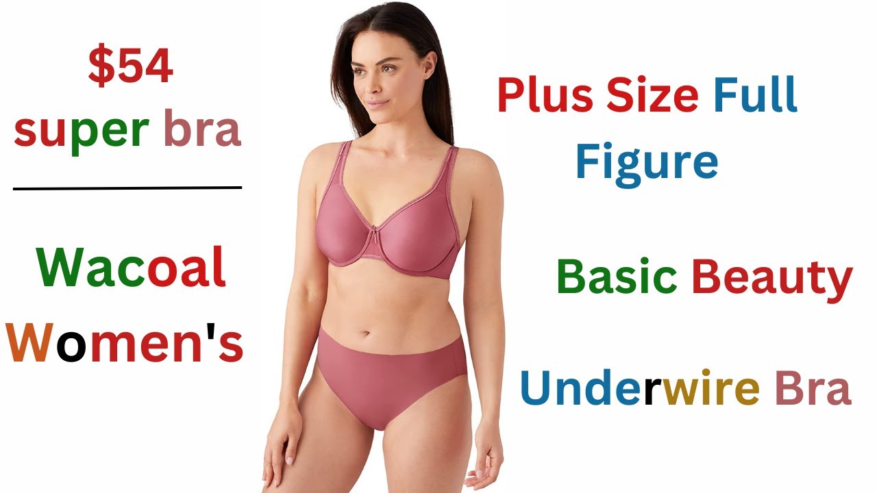 Wacoal Women's Plus Size Full Figure Basic Beauty Underwire Bra