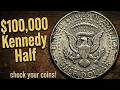 Top 4 most valuable Kennedy Half Dollars Worth Millions