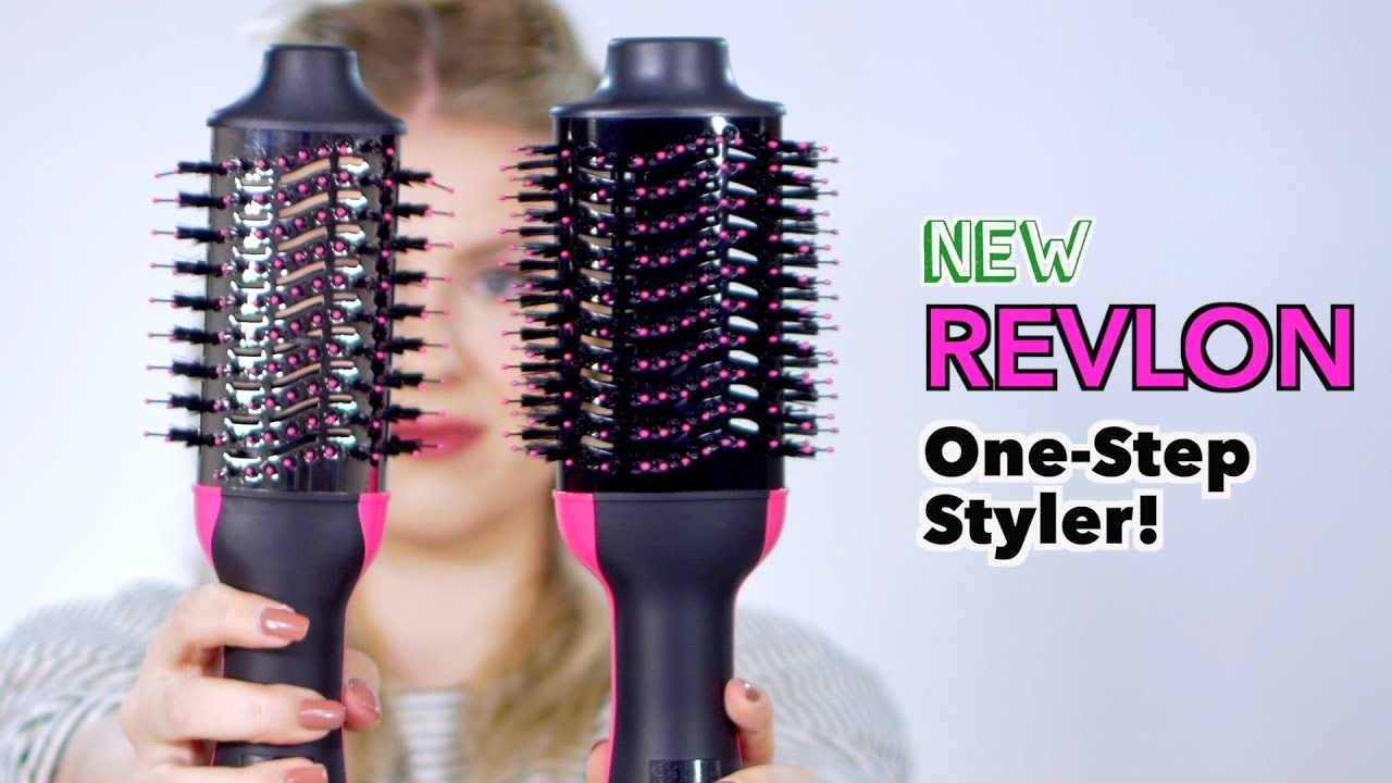 Revlon Salon One-Step Hair Dryer and Volumizer - 1100W - Black/Pink